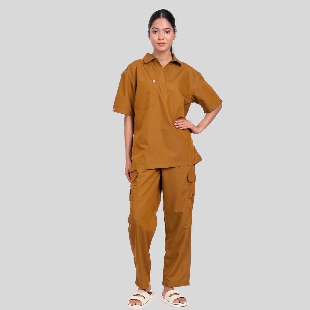 VIDHI POLO COLLAR WOMEN– DESERT CAMEL