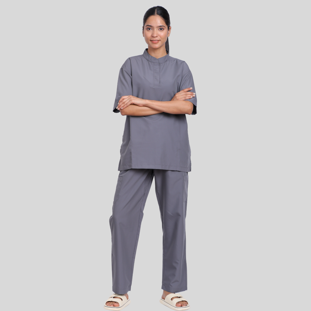 VINDA BAND COLLAR WOMEN– SAGE GREY