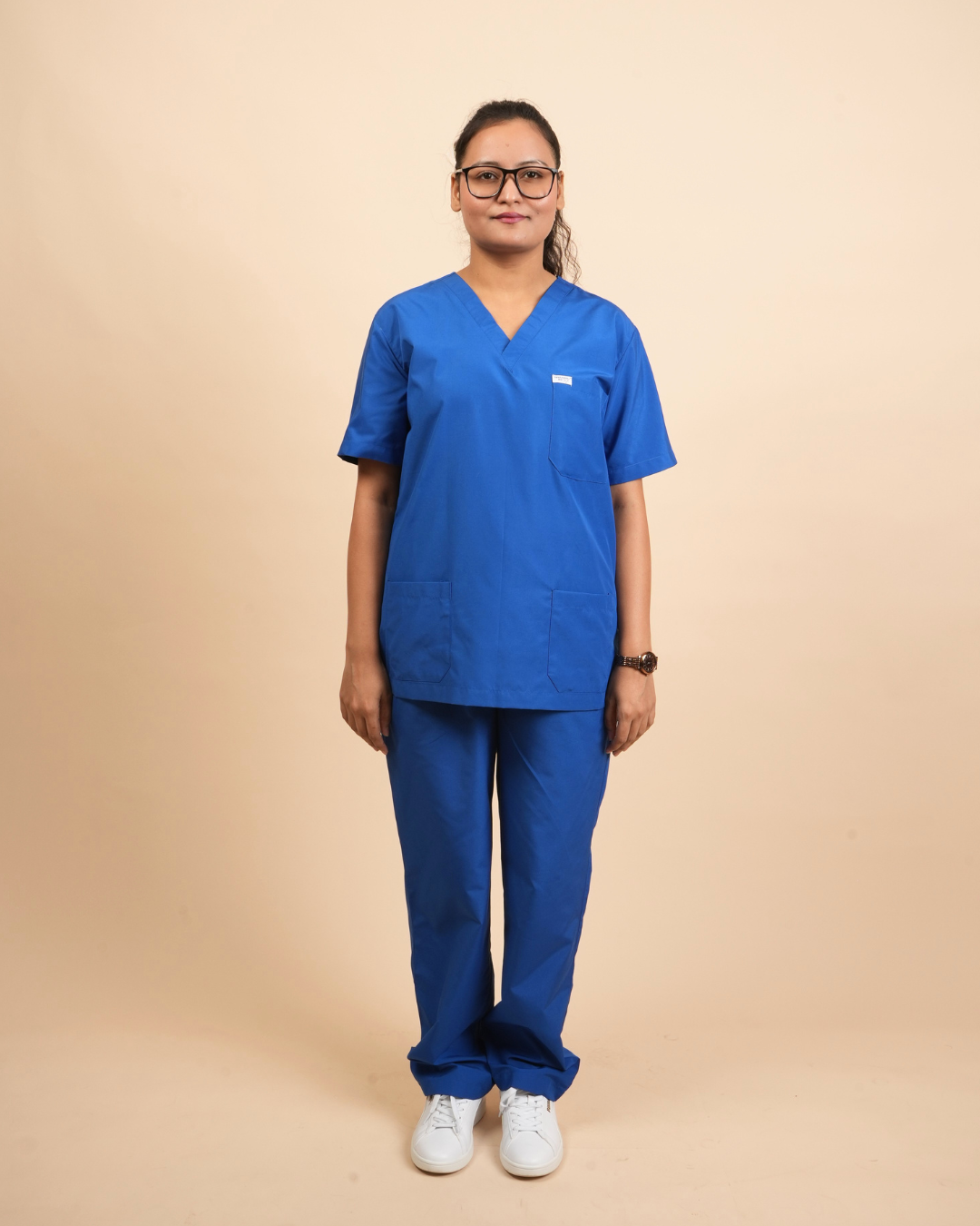 TMX EcoCure V-Neck Scrub Set — Women · Botanical Blue