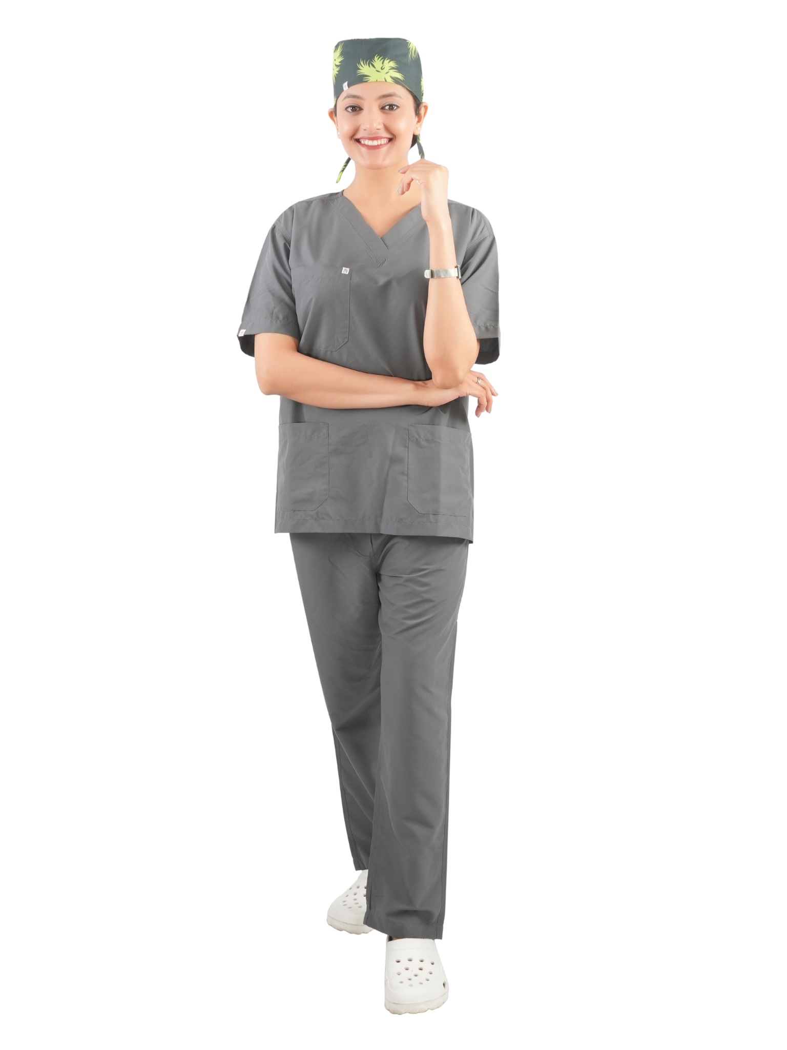 TROPICAL PALM SCRUBS CAP