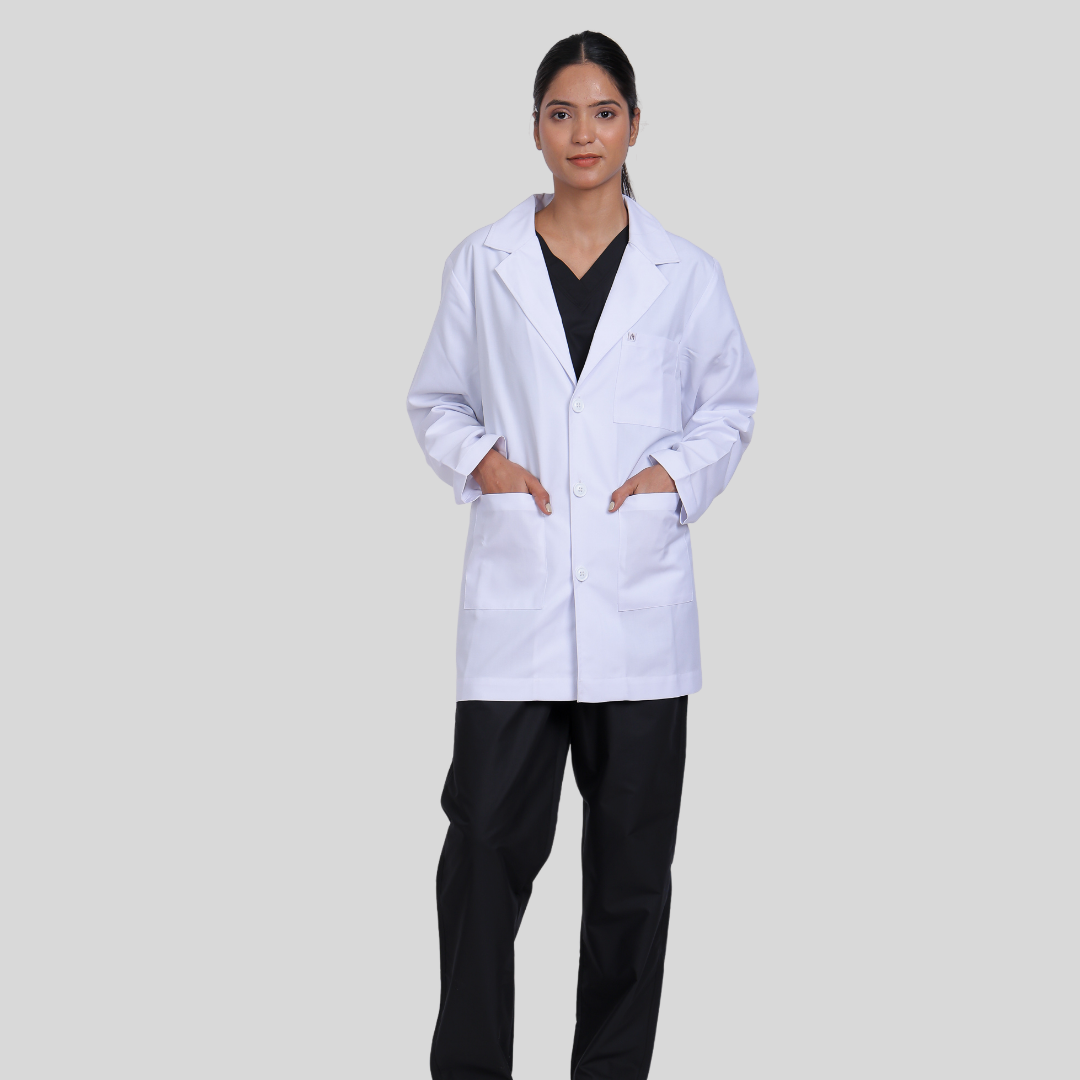 UNISEX LAB COAT WOMEN FULL SLEEVES