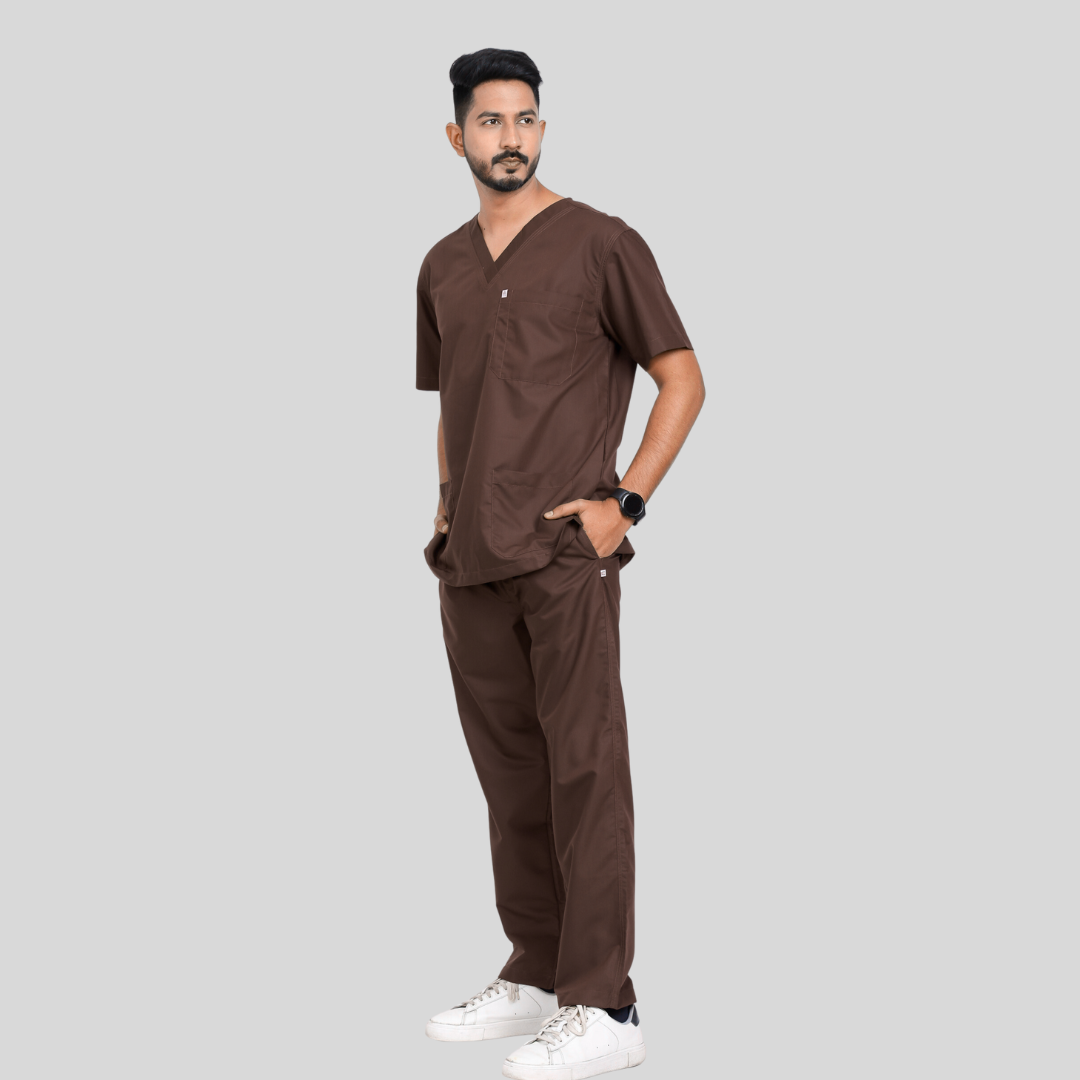 VEDA V-NECK MEN– AMERICANO SCRUB