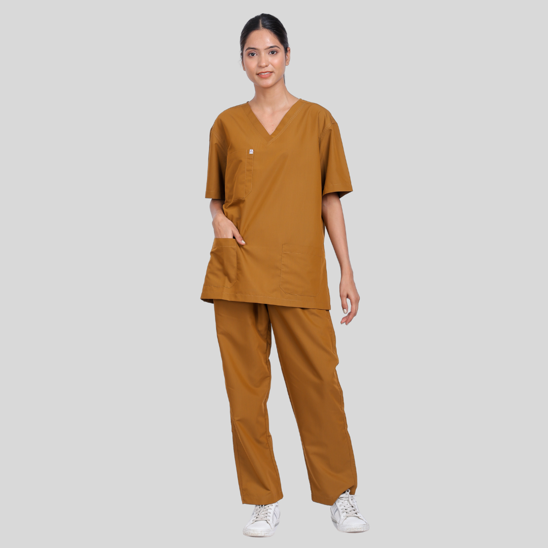 VEDA V-NECK WOMEN– DESERT CAMEL