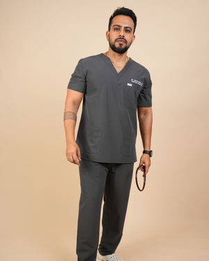 TMX ProFlex Scrub Set — Men · Gray