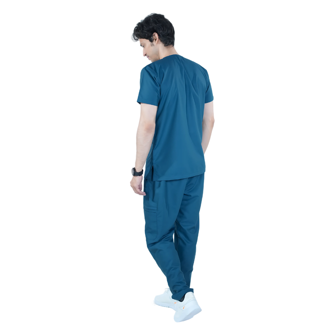 OSHIRA V NECK MEN - ARTIC SCRUB