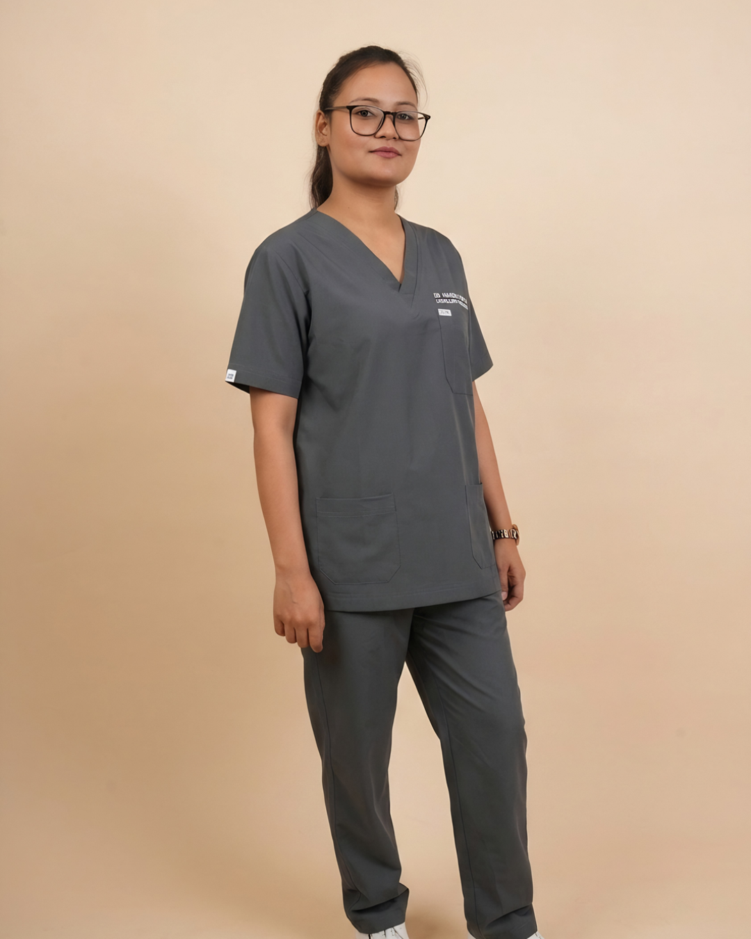 TMX ProFlex Scrub Set — Women · Gray