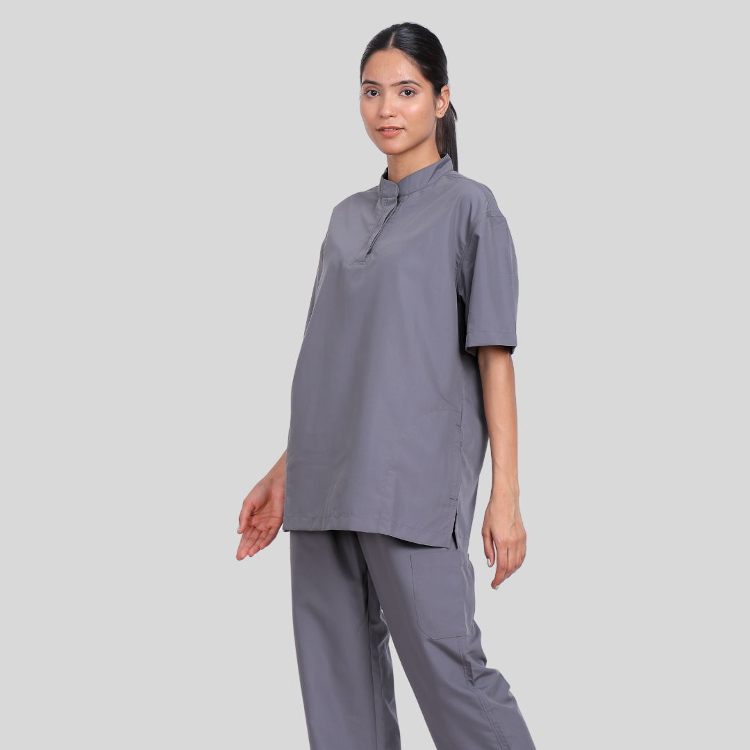 VINDA BAND COLLAR WOMEN– SAGE GREY