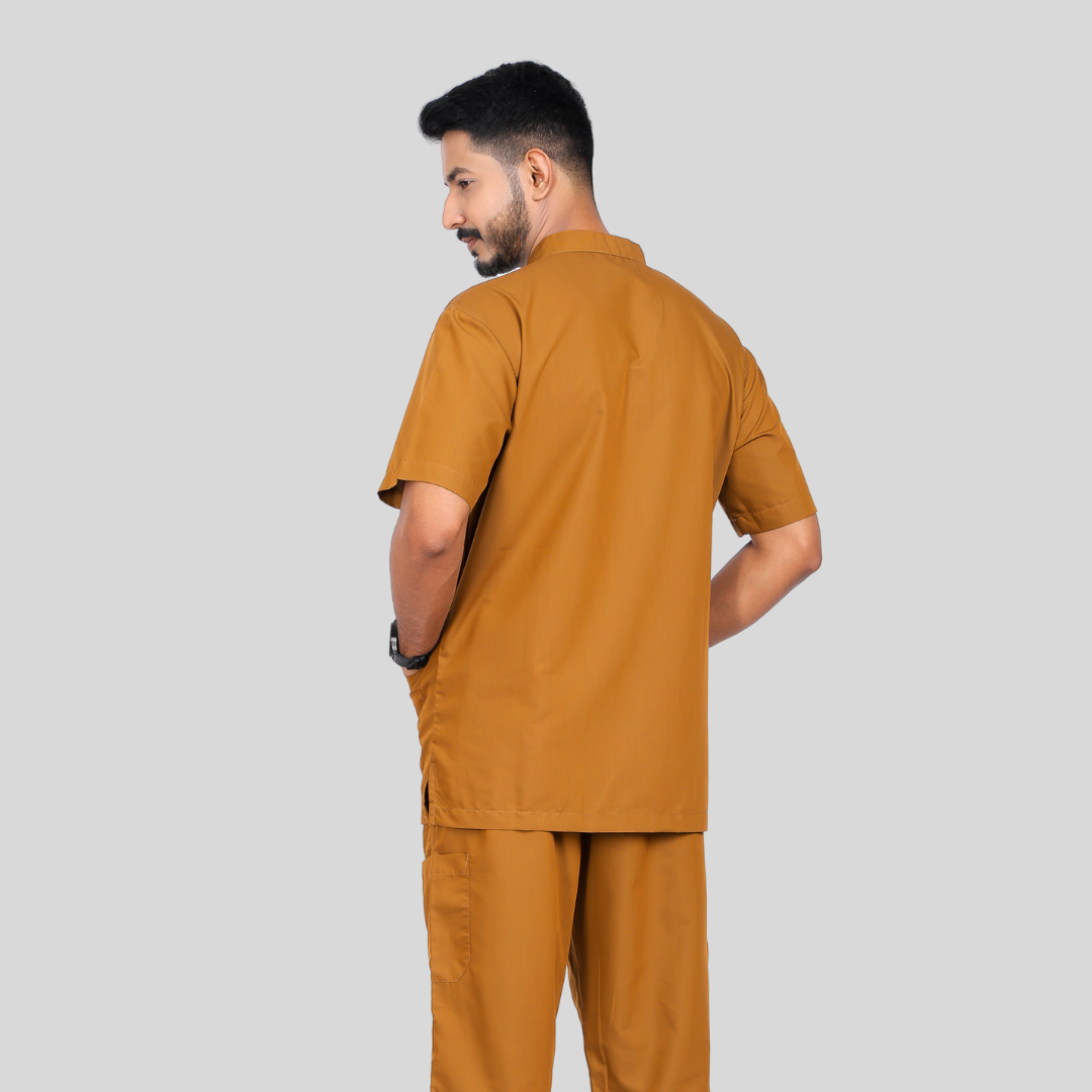 VINDA BAND COLLAR MEN– DESERT CAMEL SCRUB