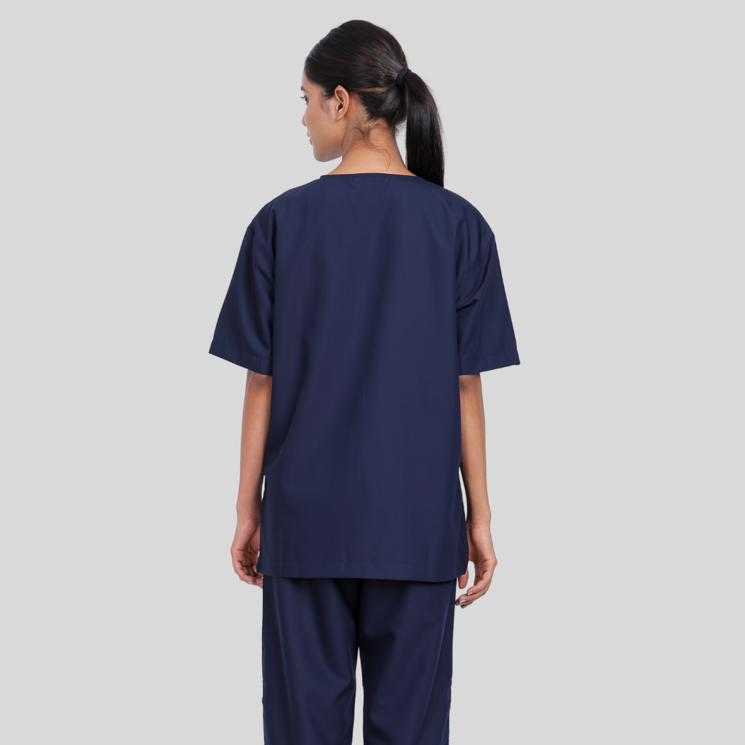VEDA V-NECK WOMEN – MIDNIGHT BLUE SCRUB