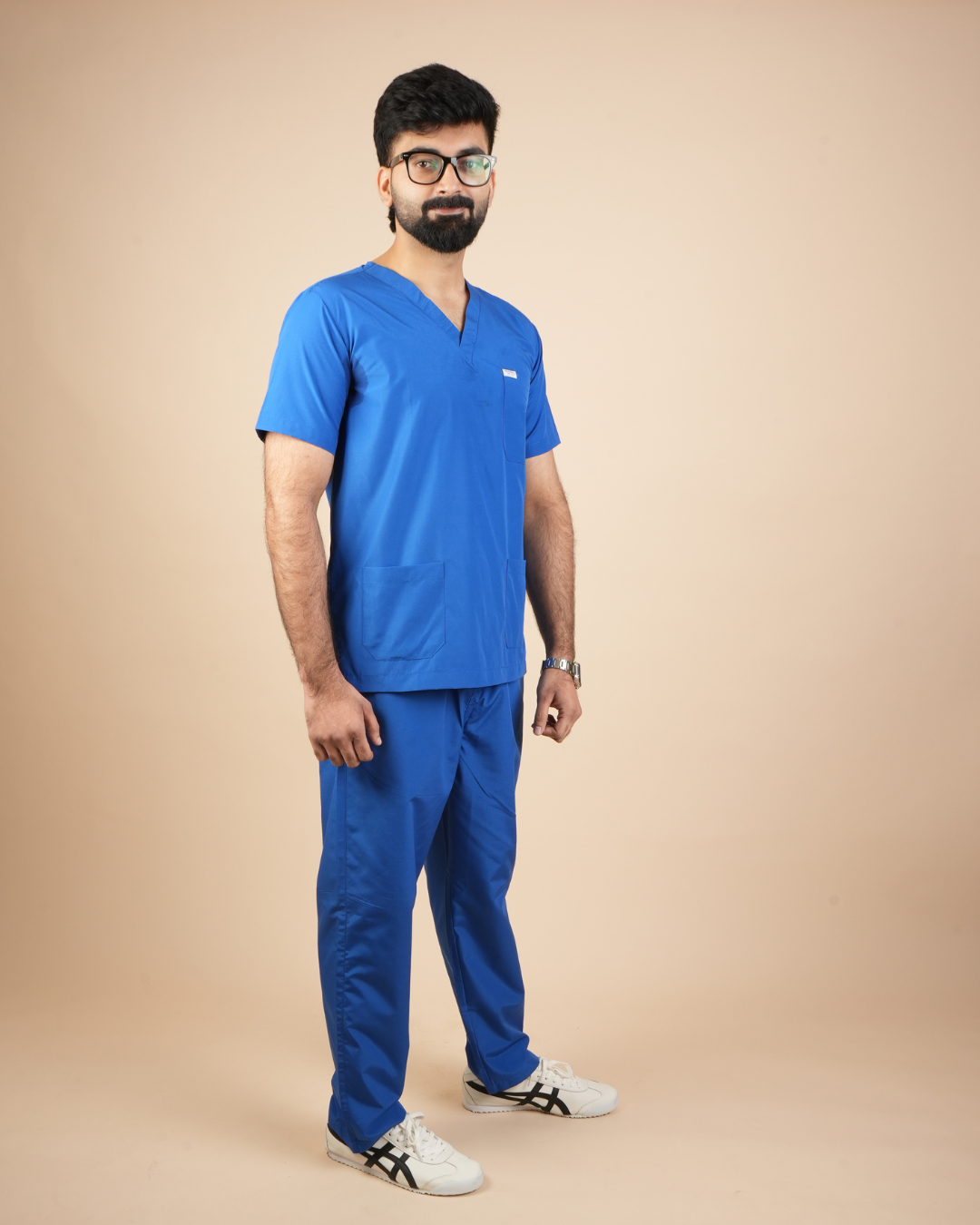 TMX EcoCure V-Neck Scrub Set — Men · Botanical Blue