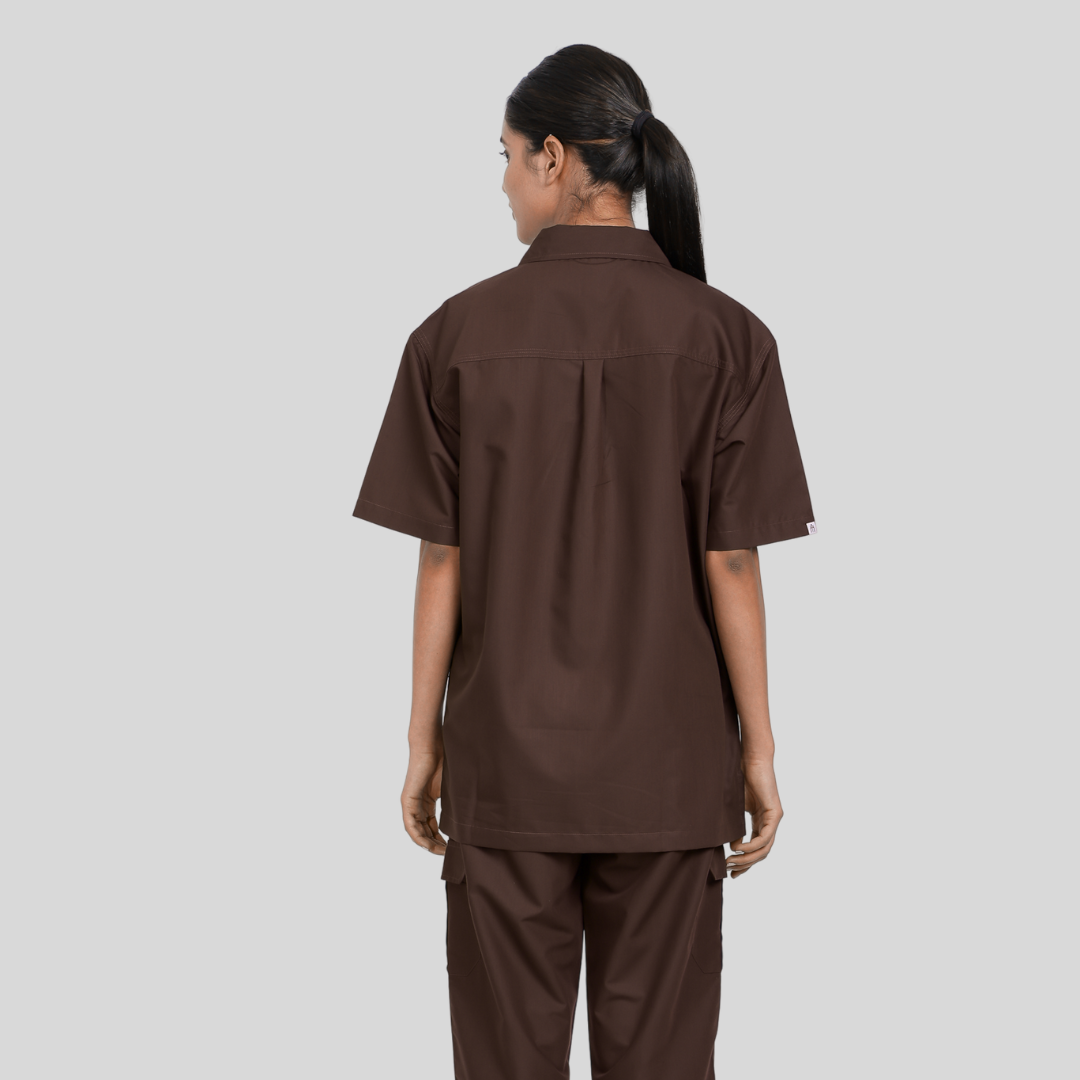 VIDHI POLO COLLAR - AMERICANO SCRUB