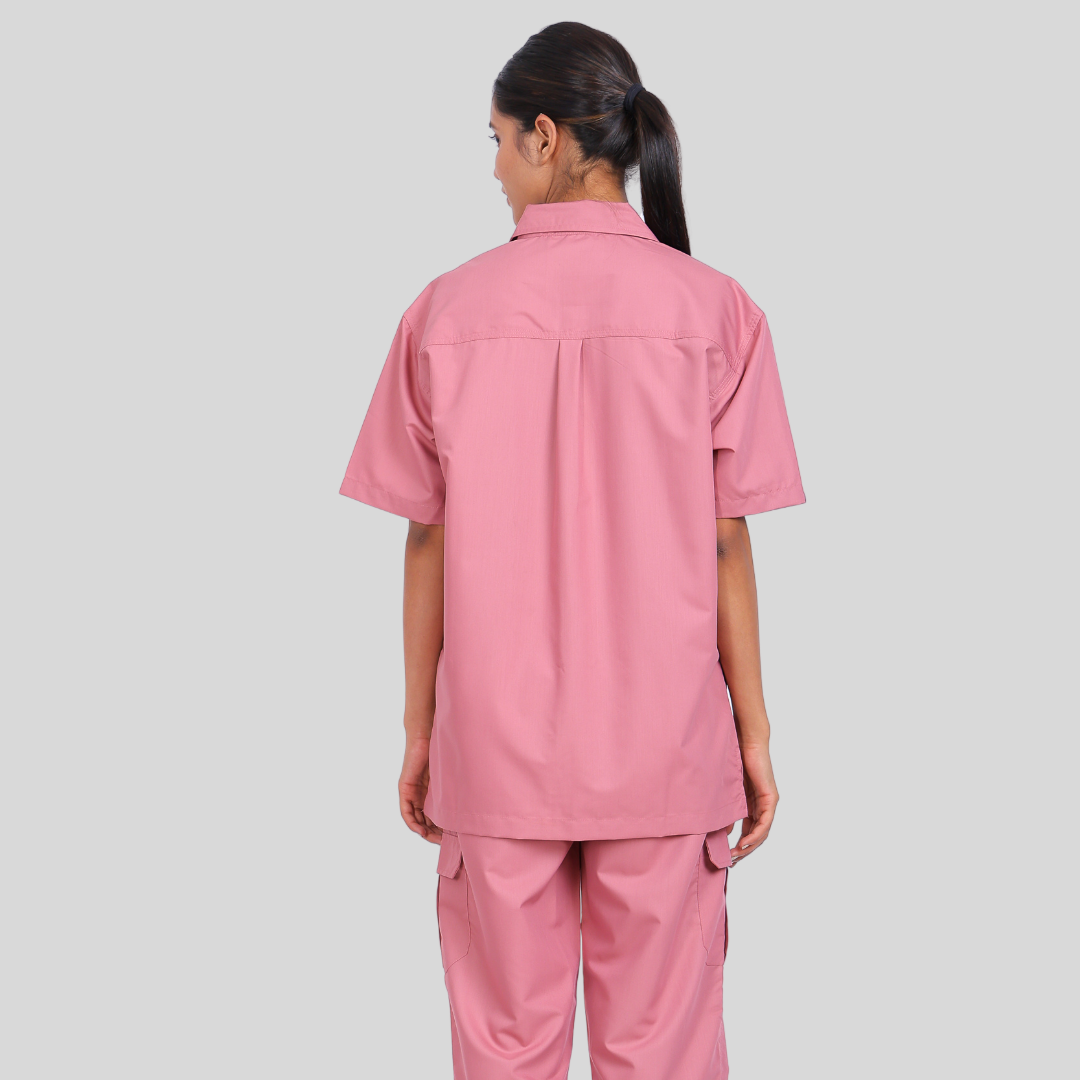 VIDHI POLO COLLAR WOMEN – ROSEATE PINK
