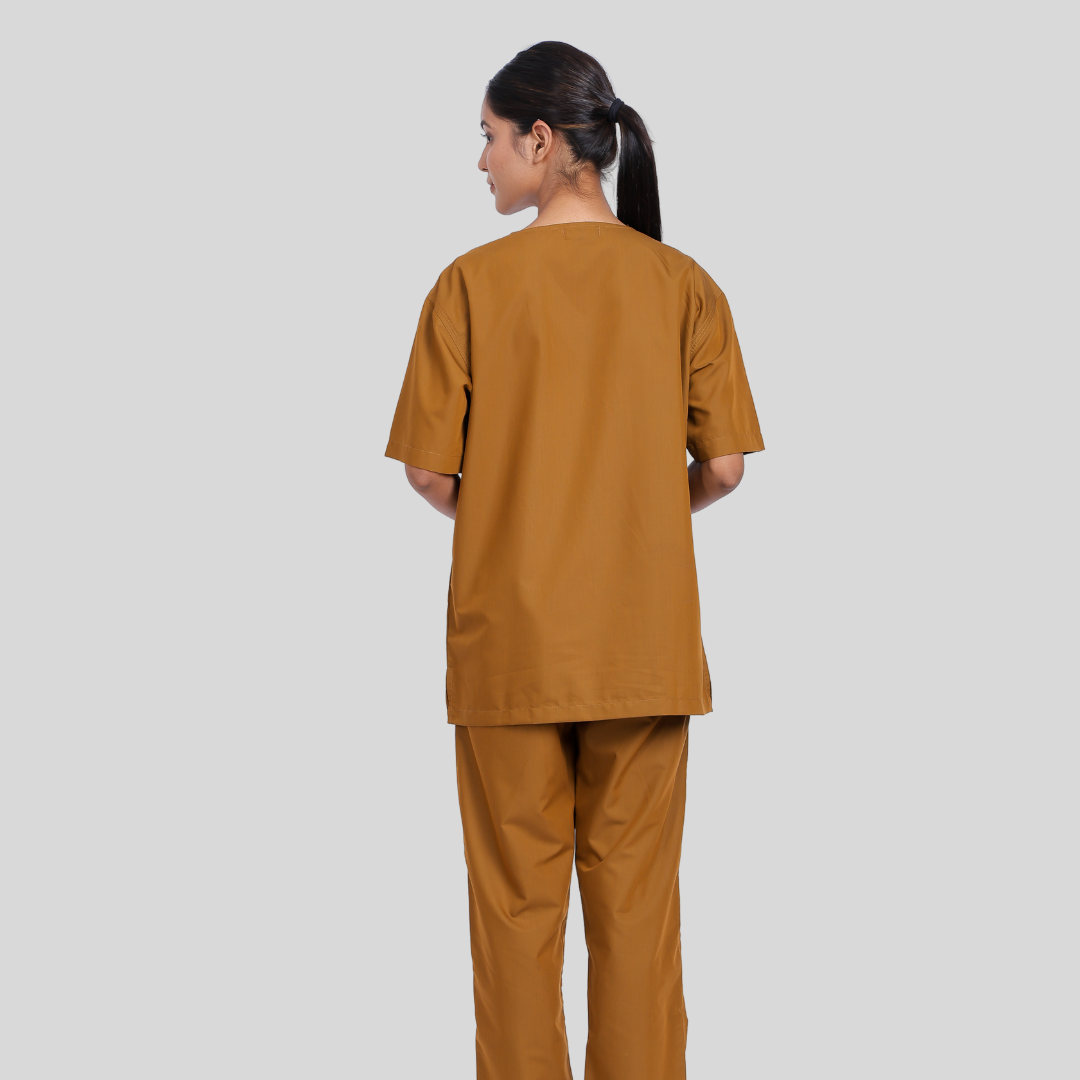 VEDA V-NECK WOMEN– DESERT CAMEL