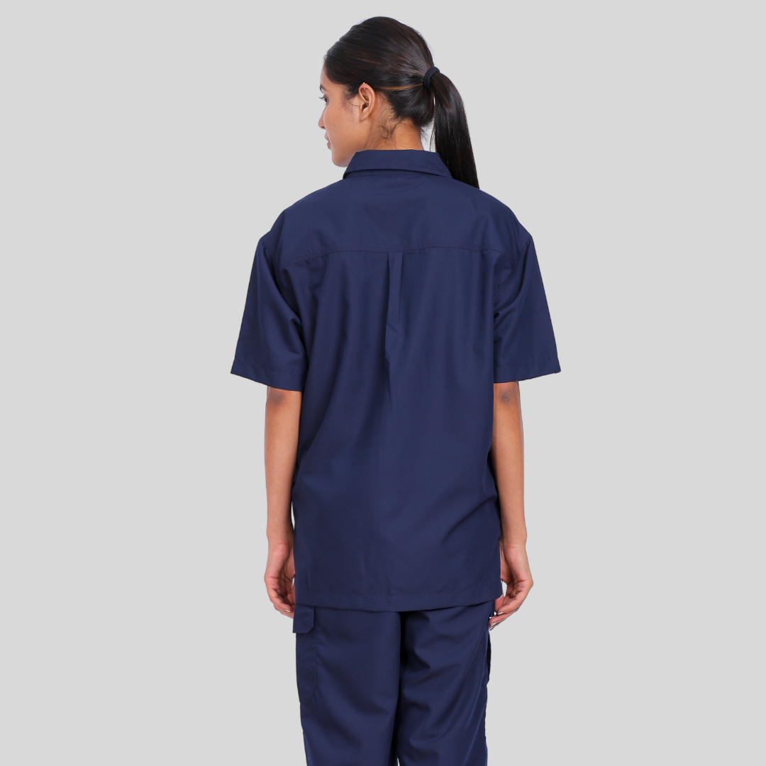 VIDHI POLO COLLAR WOMEN– MIDNIGHT BLUE