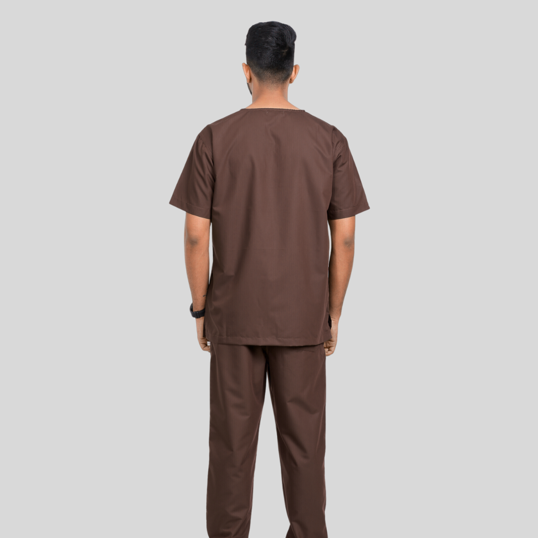 VEDA V-NECK MEN– AMERICANO SCRUB