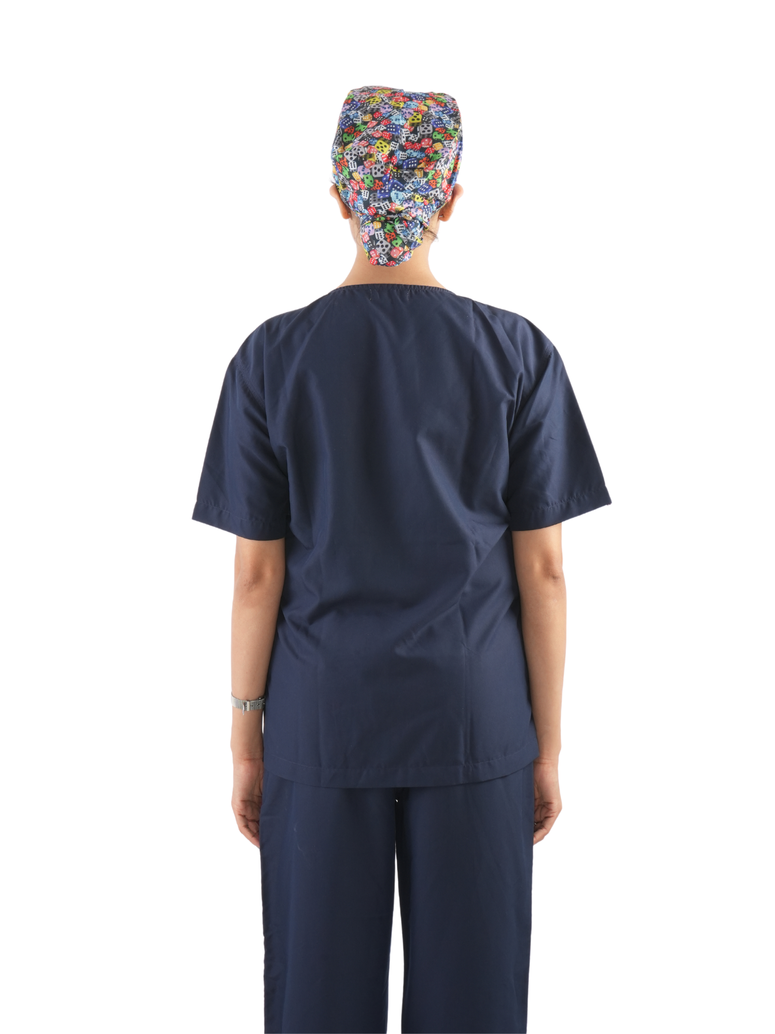 COLORED DICES SCRUB CAP