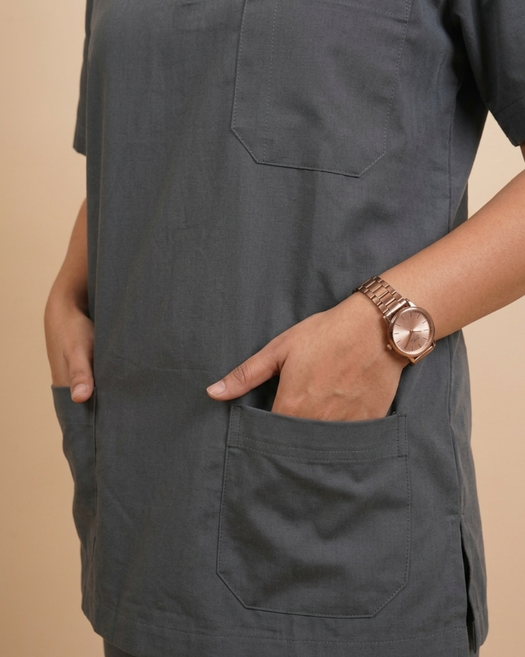 TMX ProFlex Scrub Set — Women · Gray