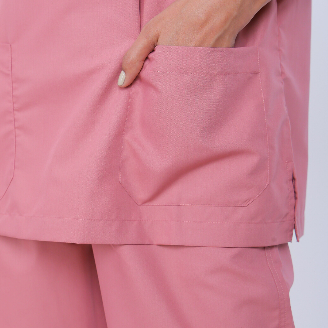 VEDA V-NECK WOMEN– ROSEATE PINK