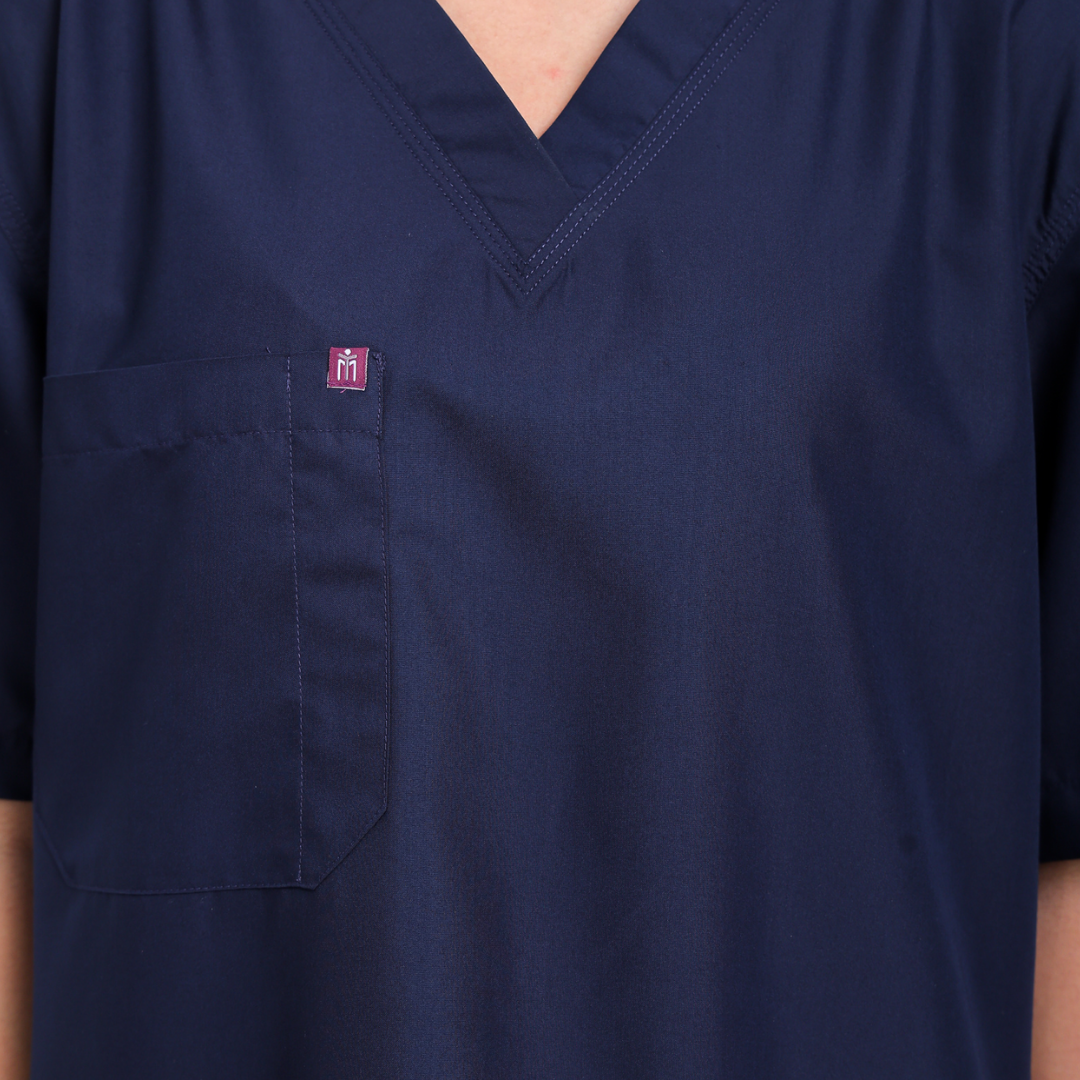 VEDA V-NECK WOMEN – MIDNIGHT BLUE SCRUB