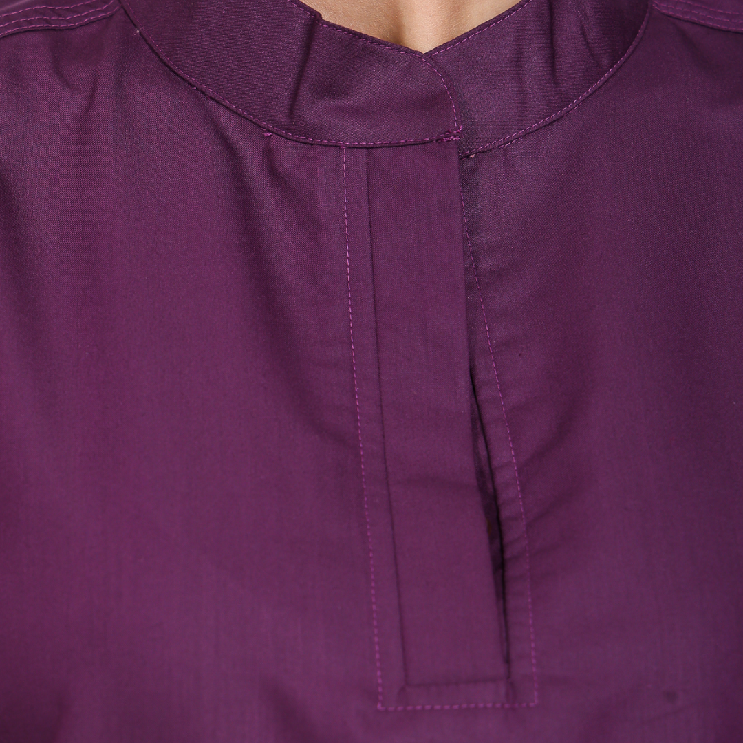 VINDA BAND COLLAR WOMEN– PLUM PURPLE