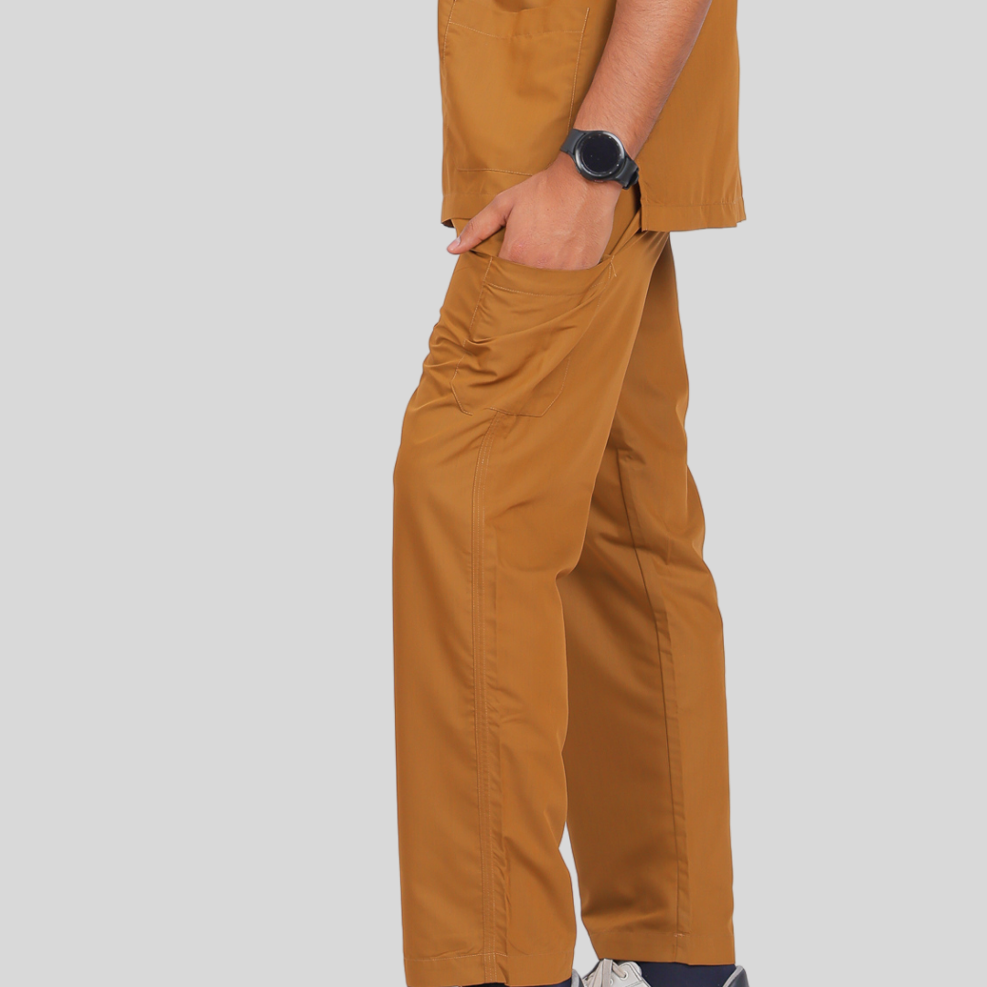 VINDA BAND COLLAR MEN– DESERT CAMEL SCRUB