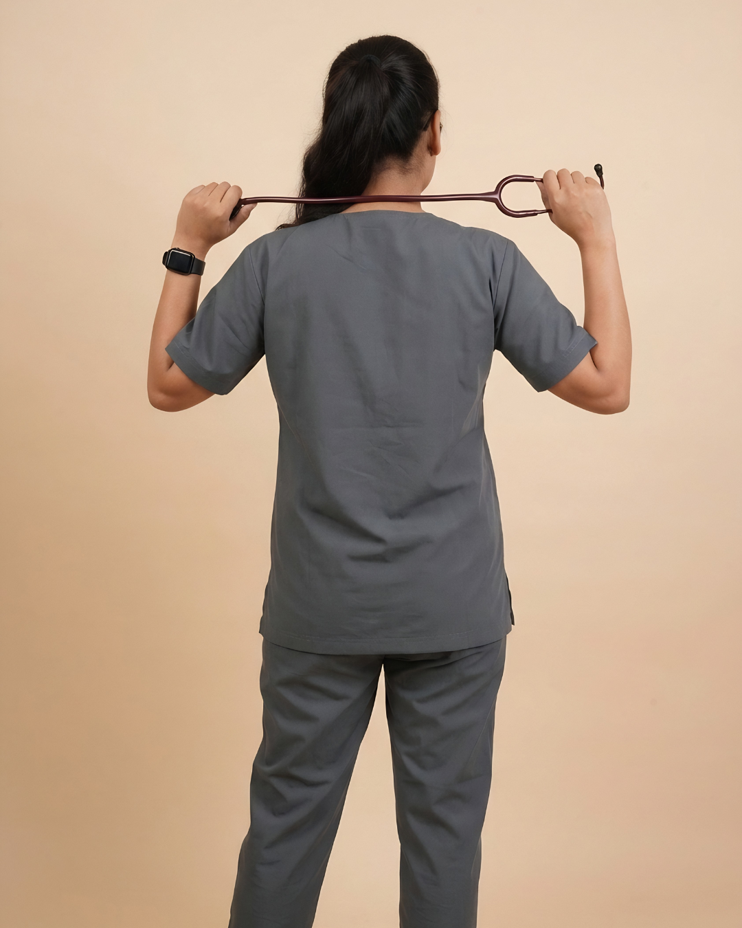 TMX ProFlex Scrub Set — Women · Gray