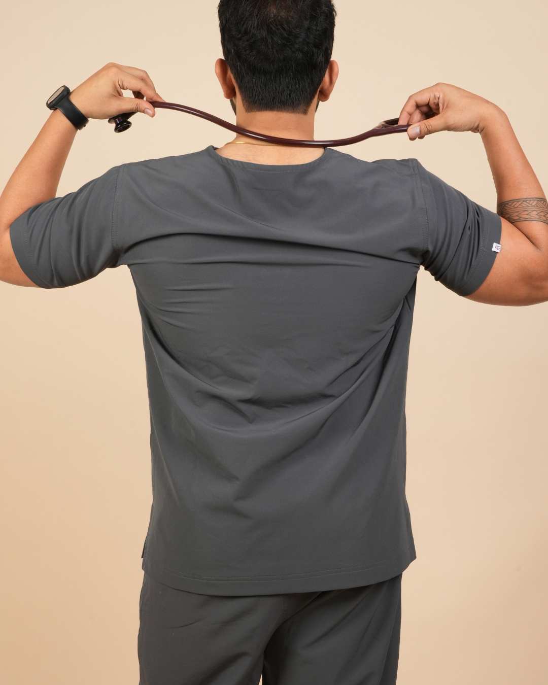 TMX ProFlex Scrub Set — Men · Gray