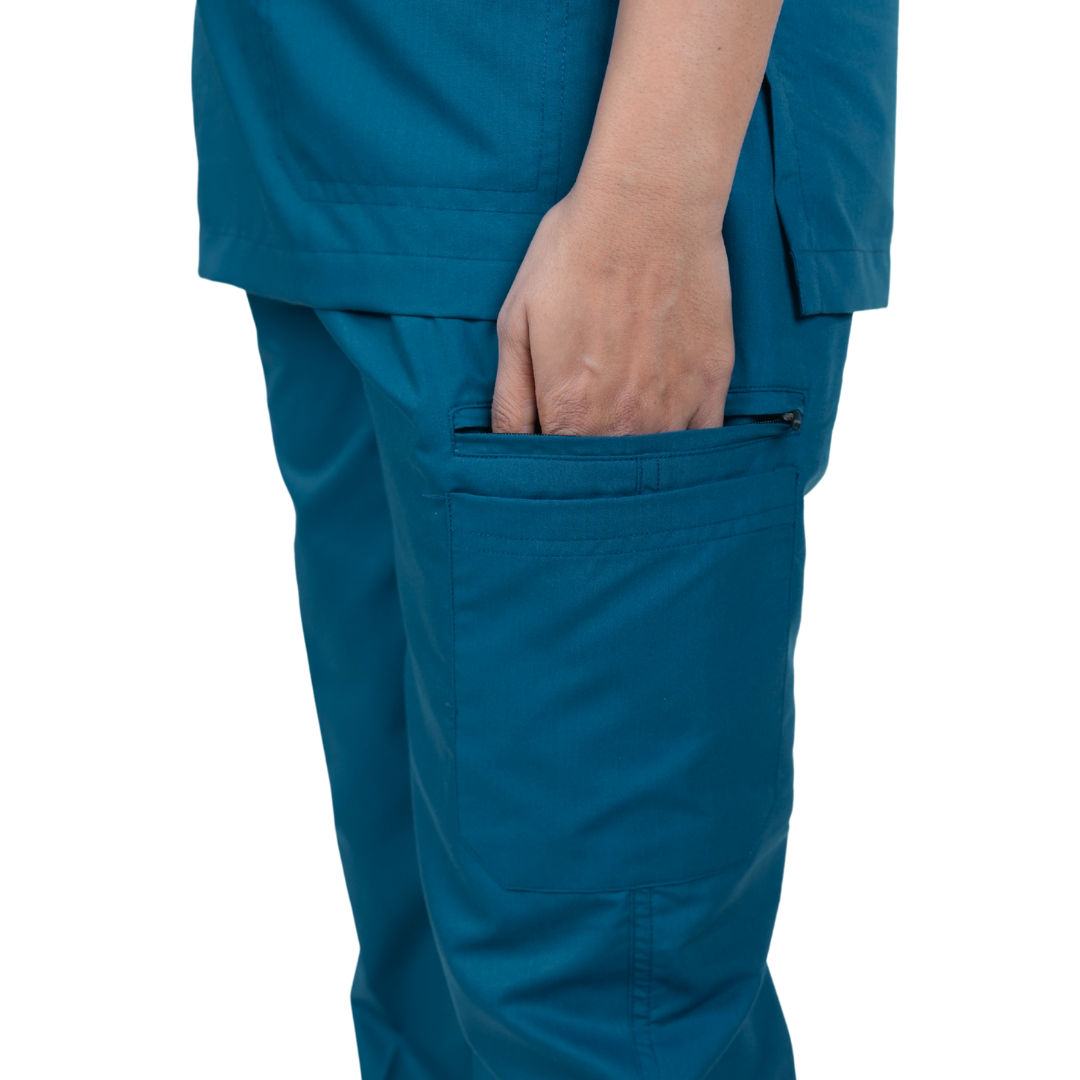 OSHIRA V NECK WOMEN - ARTIC BLUE