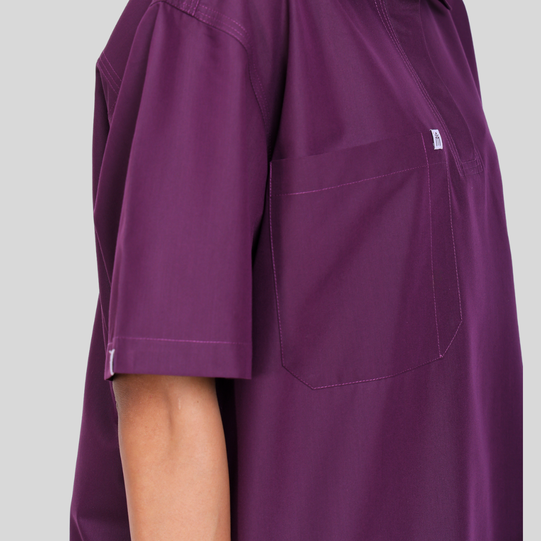 VIDHI POLO COLLAR WOMEN– PLUM PURPLE