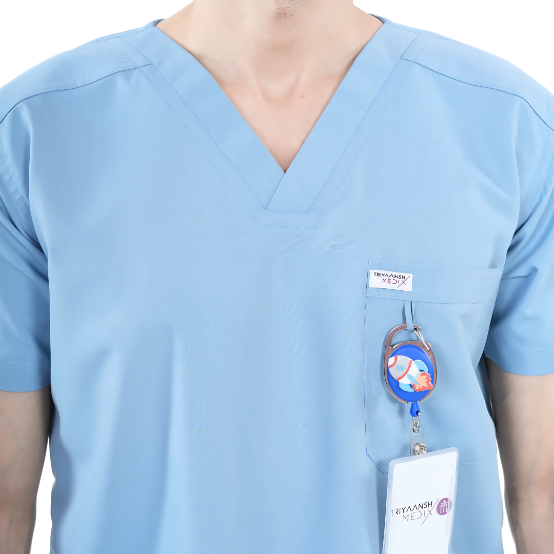 Oshira V-Neck Scrub | Men | Comfort Fit