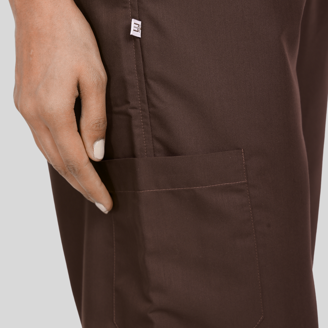 VINDA BAND COLLAR WOMEN - AMERICANO SCRUB