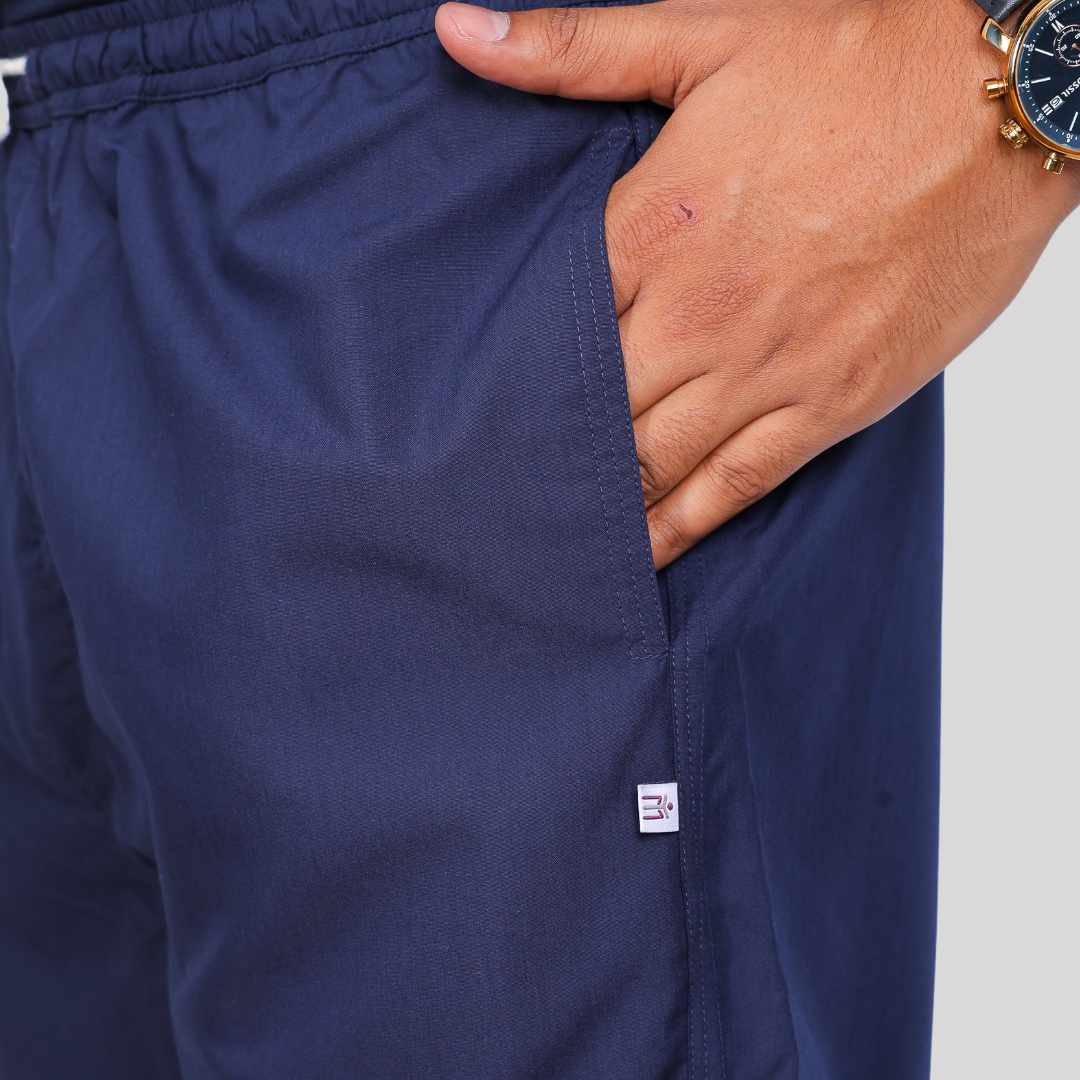 VINDA BAND COLLAR MEN– MIDNIGHT BLUE