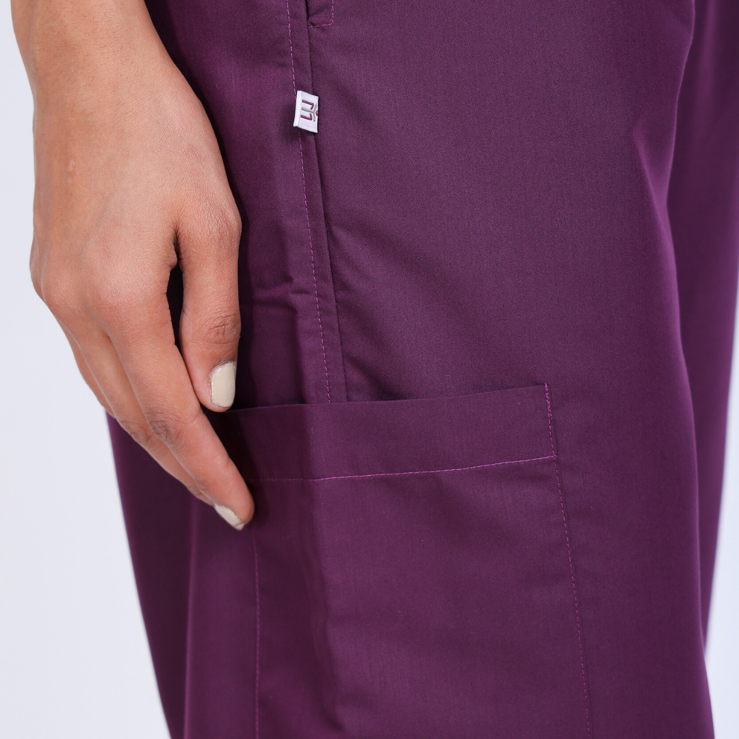 VINDA BAND COLLAR WOMEN– PLUM PURPLE