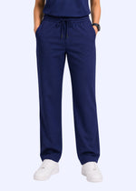 Apex V-Neck Scrub Set — Women · Midnight Blue