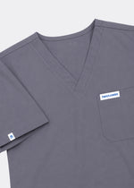 Apex V-Neck Scrub Set — Women · Sage Grey