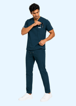 ProFlex V-Neck Scrub Set— Men ·  Deep Teal