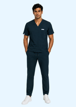 ProFlex V-Neck Scrub Set— Men ·  Deep Teal