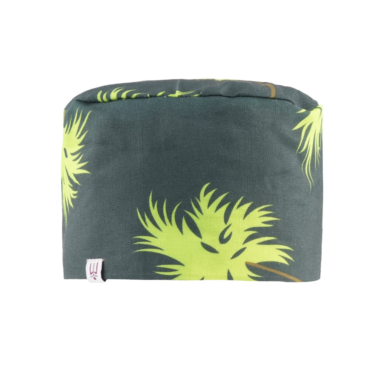 TROPICAL PALM REVERSABLE SCRUB CAP - UNISEX