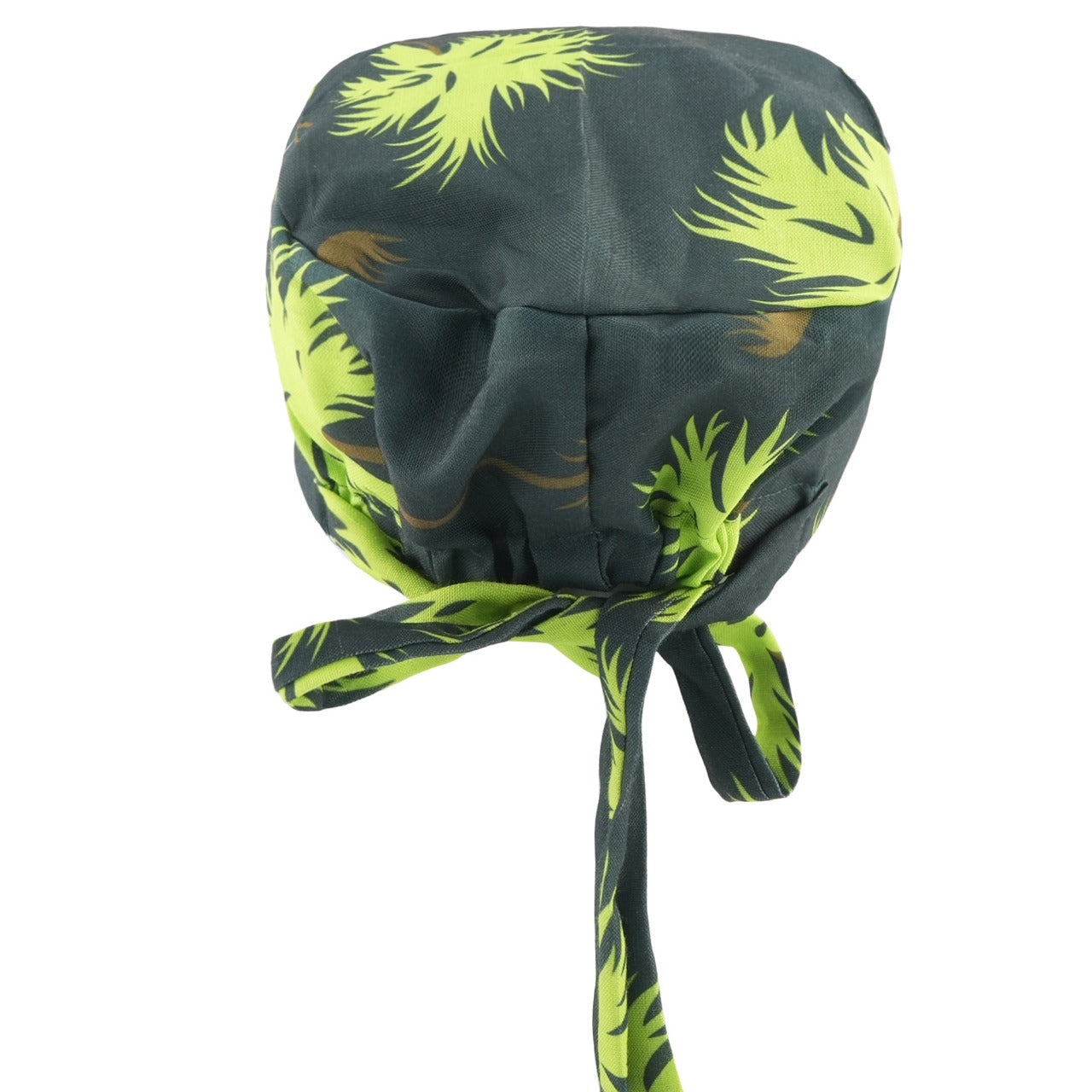 TROPICAL PALM REVERSABLE SCRUB CAP - UNISEX