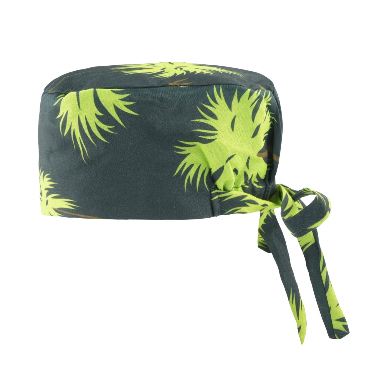TROPICAL PALM REVERSABLE SCRUB CAP - UNISEX